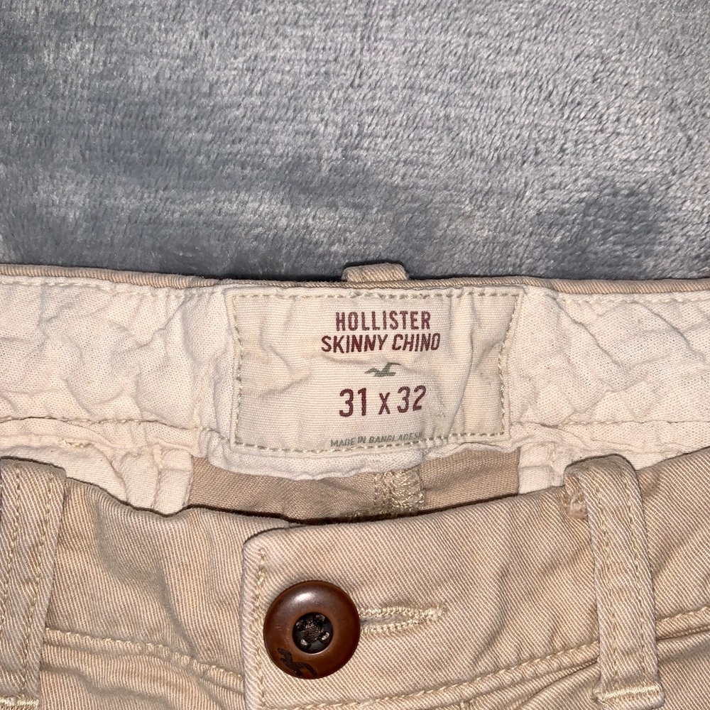 Hollister Men’s skinny khaki chinos size 31x32 - Picture 4 of 5